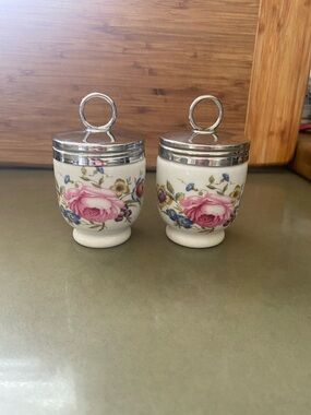 Set Royal Worcester egg coddlers
